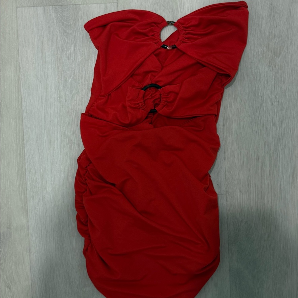 Elegant Red Women's Dress